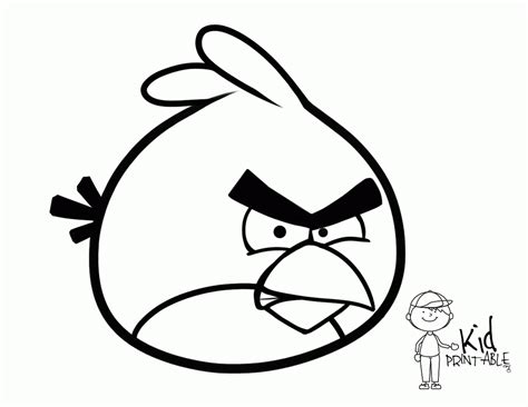 Angry birds a series of computer games developed by the finnish company rovio in which the player has to use a sling to shoot birds at green pigs placed on different designs. Angry Bird Terence Coloring Page - Coloring Home