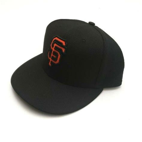 New Era San Francisco Giants 5950 Diamond Era Fitted Hat Black Size 7 3