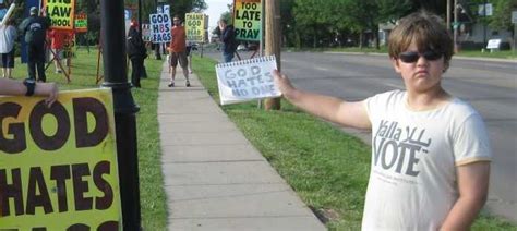9 Year Old To Westboro Baptist Protesters God Hates No One The Two Way Npr