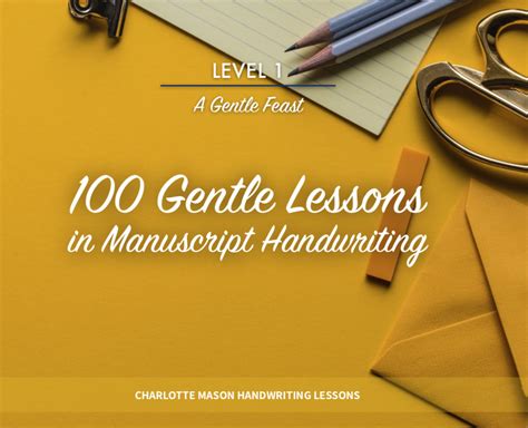 100 Gentle Lessons In Manuscript Handwriting Digital A Gentle Feast