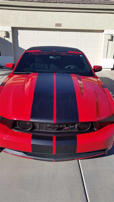 5th gen red 2010 Ford Mustang GT Roush convertible V8 For ...