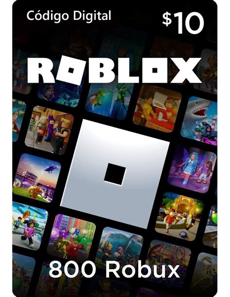 Tarjeta 800 Robux Para Roblox Premium [ Codigo Digital ] Mercadolibre