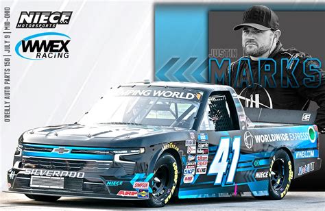 Justin Marks To Drive Niece Motorsports No Worldwide Express