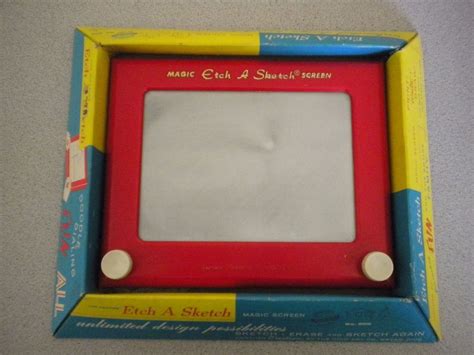 ETCH A SKETCH - OHIO ARTS - W/BOX AND INSTRUCTIONS - 1960s VINTAGE
