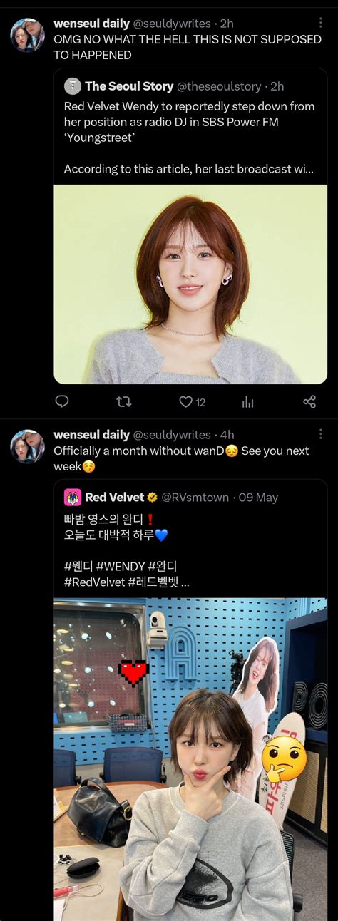 Wenseul Daily Seuldywrites Twitter