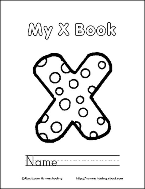 Fun coloring pages, color posters, worksheets, and handwriting practice. Letter X Coloring Book - Free Printable Pages | Lettering ...