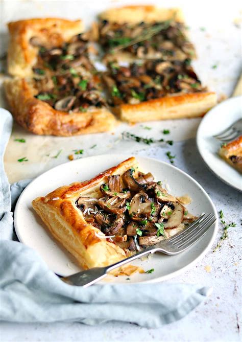 125g baby chestnut mushrooms, thinly sliced. Mushroom Tart - The Last Food Blog