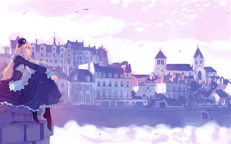 Beautiful Anime City Wallpaper 2560x1600 14714