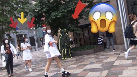 Bushman Prank Japan Really Cute Japanese Girl Get Scared An Her Friend