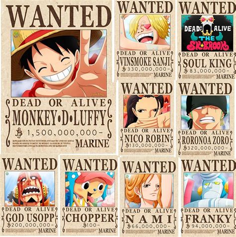 Ekspresi mereka semua melihat poster buronan terbaru kru topi jerami ( cover story one piece ). One Piece 9 Posters Envio Gratis 28x21cm Wanted Se Busca - $ 205.00 en Mercado Libre