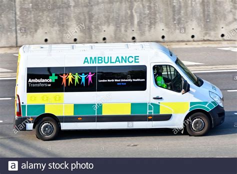 An ambulance driver with his vehicle hi-res stock photography and