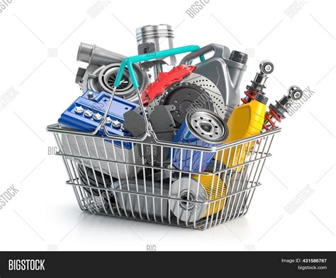 Car Parts Auto Spare Image And Photo Free Trial Bigstock