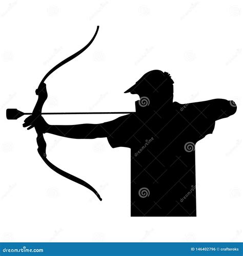 Archery Bow And Arrow Vector Stock Vector Illustration Of Icon