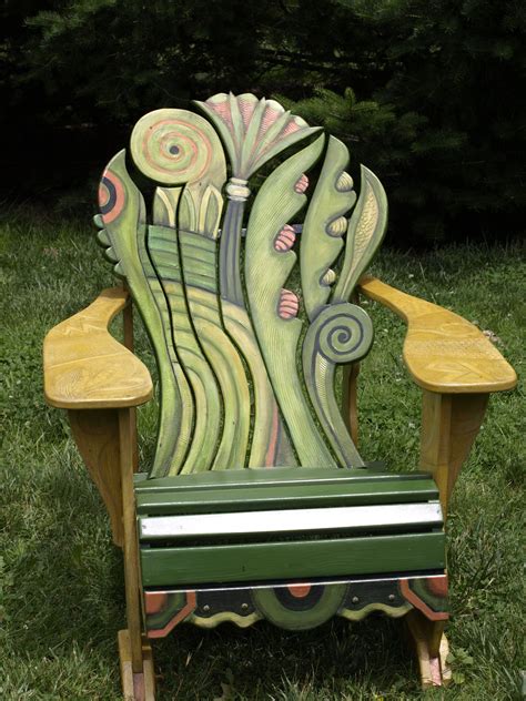Adirondack Chair Painting Contest Taken By Deb Hughes Adirondack
