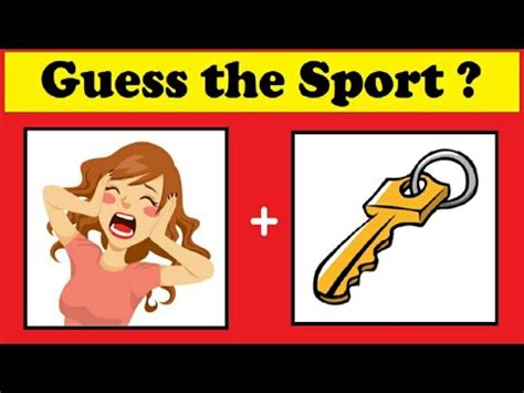Guess The Sport Quiz Braingame Riddles With Answers Puzzles