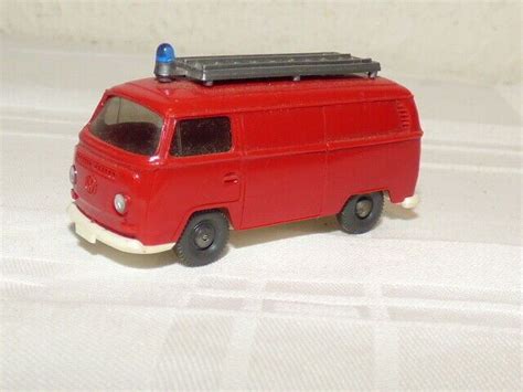 Wiking Feuerwehr Vw Bus Seltene Ausf Hrung Vw Bus Bad Ems Ebay