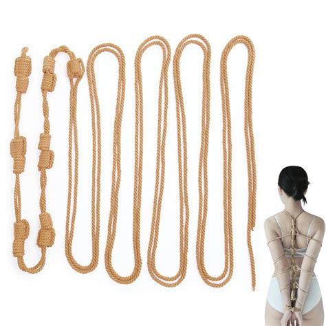 Bdsm Cotton Bondage Rope Handcraft Braided Thicken Whole Body Restraint Rope Slave Roleplay Toys