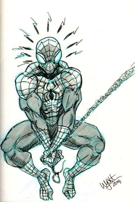 Superior Spider Man Sketch Comic Art Fans Comics Artwork Man Sketch