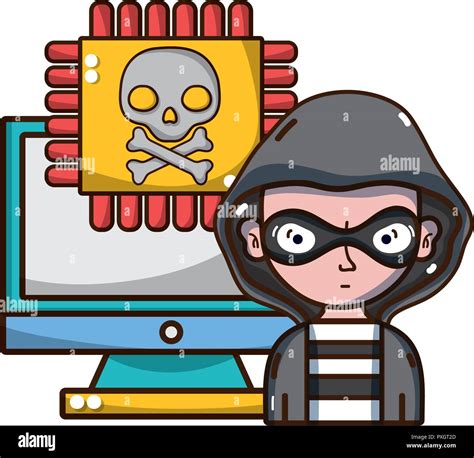 Cybersecurity Threat Cartoons Stock Vector Image And Art Alamy