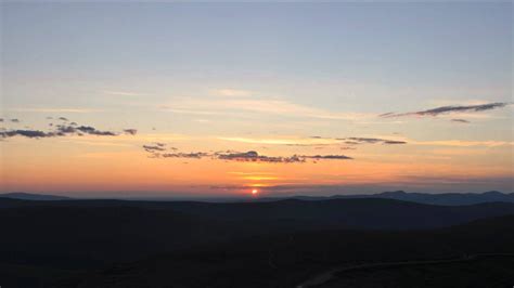 The 2012 Summer Solstice Midnight Sun At Eagle Summit Alaska June 20