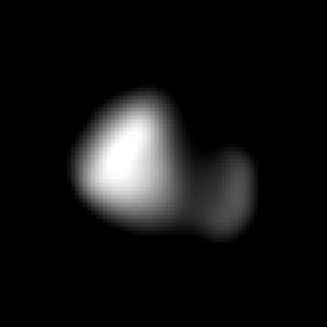 Kerberos is a small natural satellite of pluto, about 19 km (12 mi) in its longest dimension. Pluto Facts | Atmosphere, Surface, Moons, Information ...
