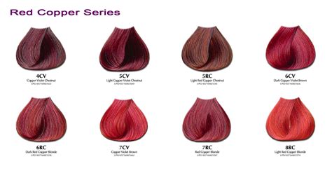 The color chart provides a quick overview of all 314 colors. Ion Hair Color Developer Chart (Red Copper Series) | Hair color chart, Red hair color