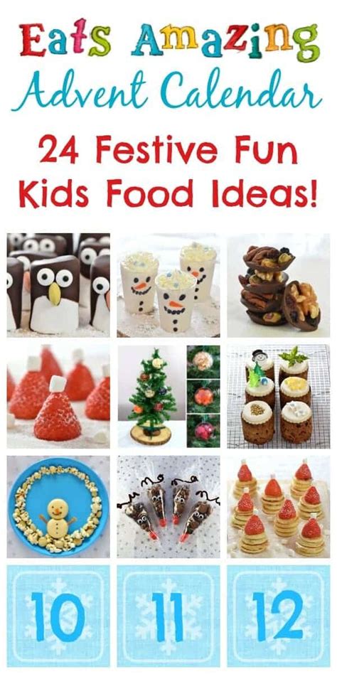 Fun snack ideas for kids (quick, easy & healthy!) the cutest breakfast and snack you'll ever make with just toast, fruit and a delicious spread like peanut butter, cream cheese or nutella. The Eats Amazing Advent Calendar - Eats Amazing