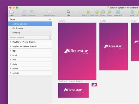 Splash screens of some popular apps on android. Mobile Splash Screen Sizes Sketch freebie - Download free ...