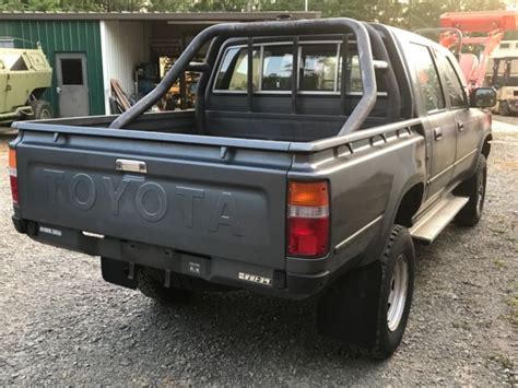 1990 Toyota Hilux 4 Door 4wd Pickup Right Hand Drive Rare Jdm Crew Cab