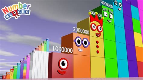 New Numberblocks Step Squad 1000 To 15000 Vs 1000000 To 20000000
