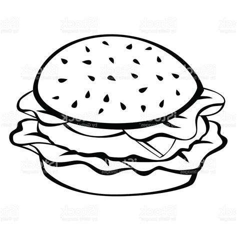 Hamburger Drawing At Getdrawings Free Download