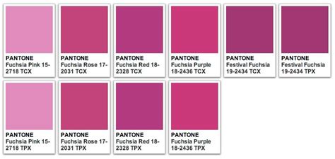 Colour Me Fuchsia Fuchsia Pantone Color Chart Pantone Pastel