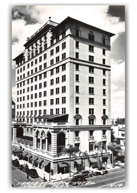 Tampa Florida Tampa Terrace Hotel Vintage And Antique Postcards 🗺 📷 🎠