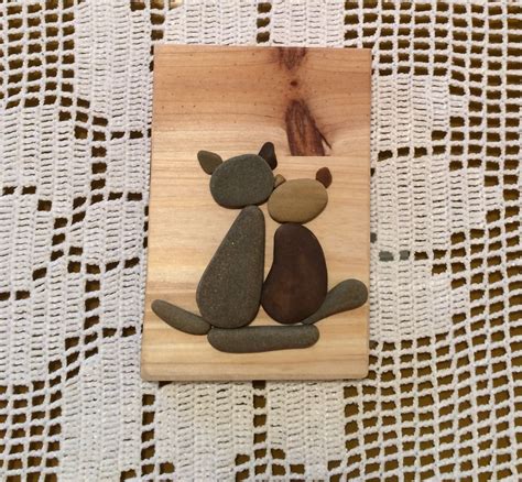 Your place to buy and sell all things handmade | Pebble art, Cat decor ...