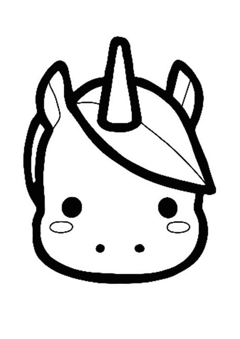 Unicornio Para Colorir Emoji