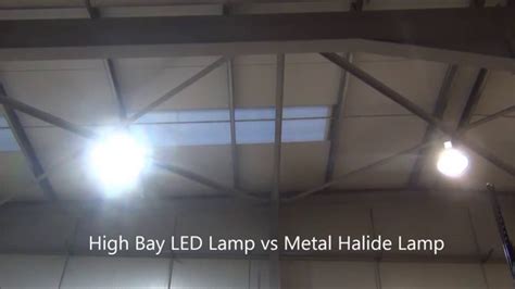 Lighting for aquariums is an incredibly complicated task. High Bay LED Lamp vs Metal Halide Lamp - YouTube
