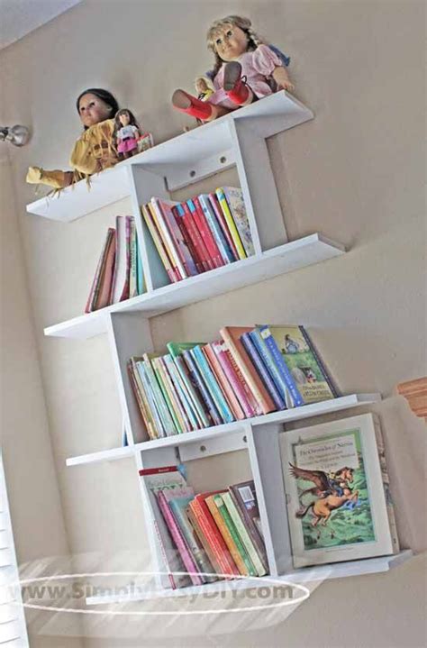 Simply Easy Diy Diy Simple Wall Hanging Bookcase Free Plan Corner