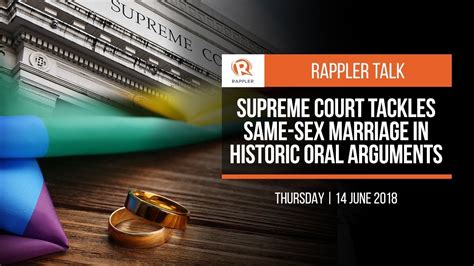 Rappler Talk Sc Tackles Same Sex Marriage In Historic Oral Arguments Youtube