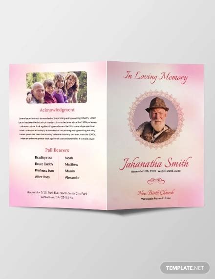 Remarkable Funeral Brochure Design Examples