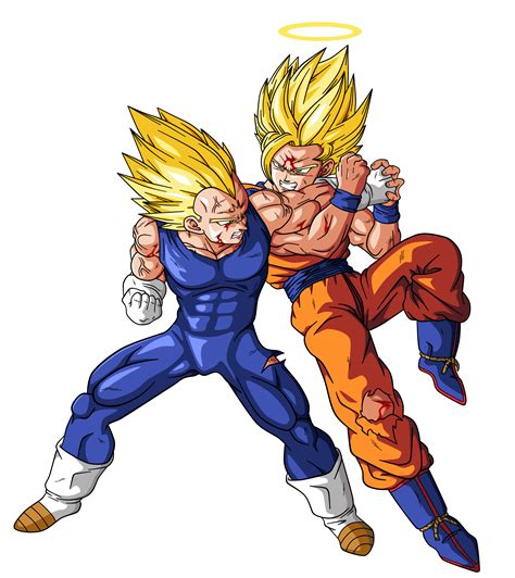 Maybe you would like to learn more about one of these? Goku VS Majin Vegeta by BardockSonic.deviantart.com on @DeviantArt | Dragon Ball Z | Pinterest ...