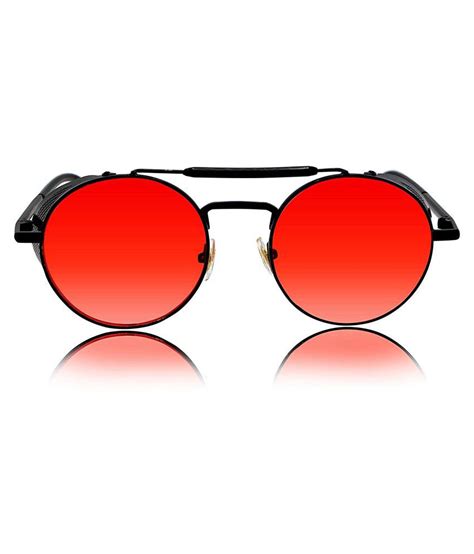 Elegante Red Round Sunglasses 4010 Buy Elegante Red Round Sunglasses 4010 Online