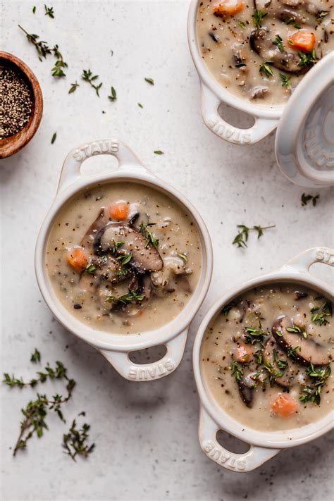 Join me on an episode of cooking with friends as gina and i make a deliciously hearty and healthy creamy chicken & wild rice soup.hold on to your hats. Vegetarian Wild Rice Soup {Vegan, Gluten-Free, Dairy-Free}