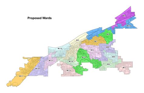 Cleveland City Councils New Ward Map Released Downtown Collinwood To