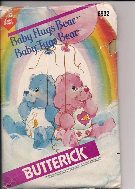 Baby Hugs Bear Baby Tugs Bear Care Bears Butterick 6932