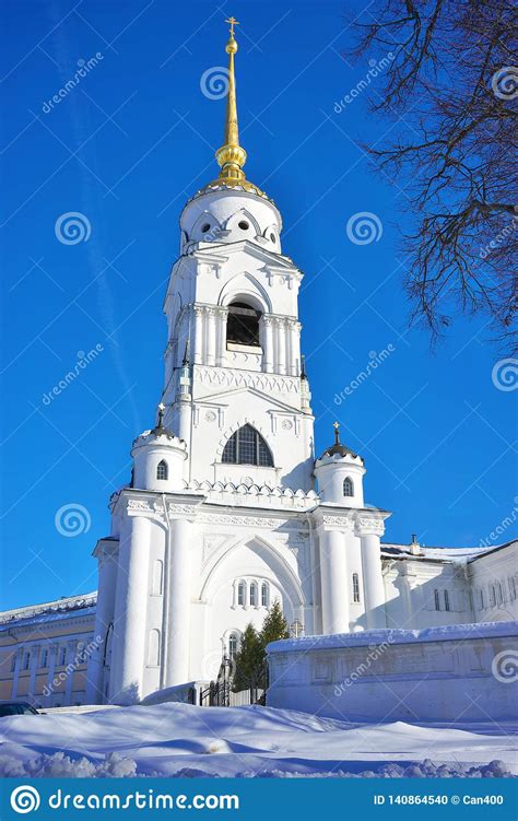 Assumption Cathedral At Vladimir In Winter Russia Stock Photo Image