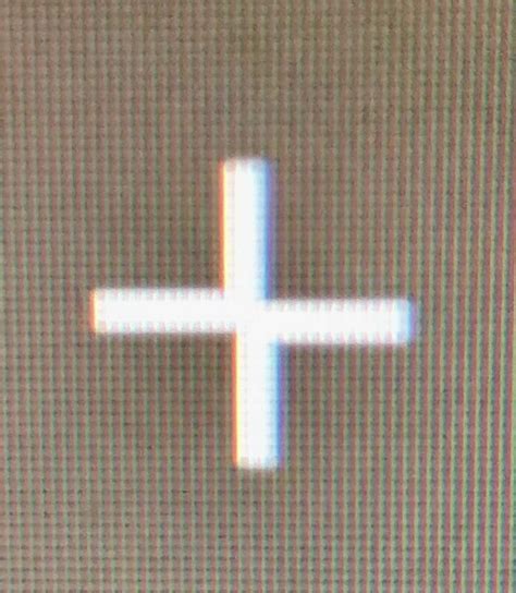 My Crosshairs On Minecraft Were Off By One Pixel Rmildlyinfuriating