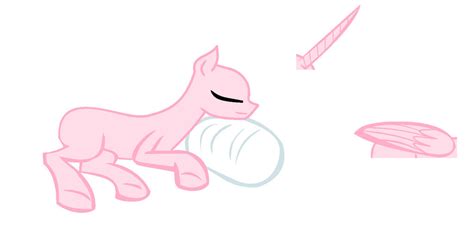 Sleeping Pony Base By Applejaz On Deviantart