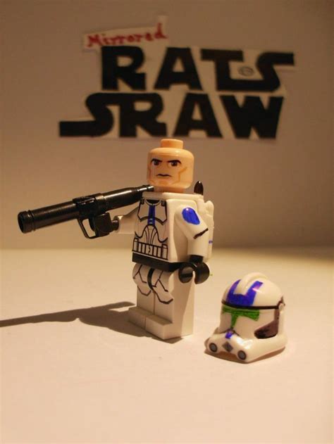 Lego Star Wars Minifigures Clone Custom Jet Trooper 501st