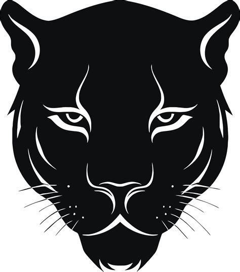 Black Panther Head Illustration 29127533 Png