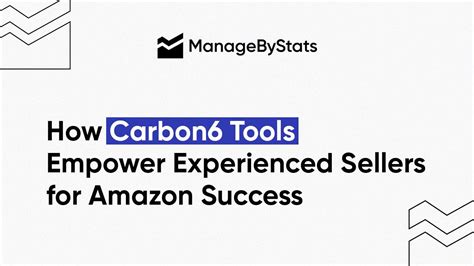 How Carbon6 Tools Empower Experienced Sellers For Amazon Success - YouTube